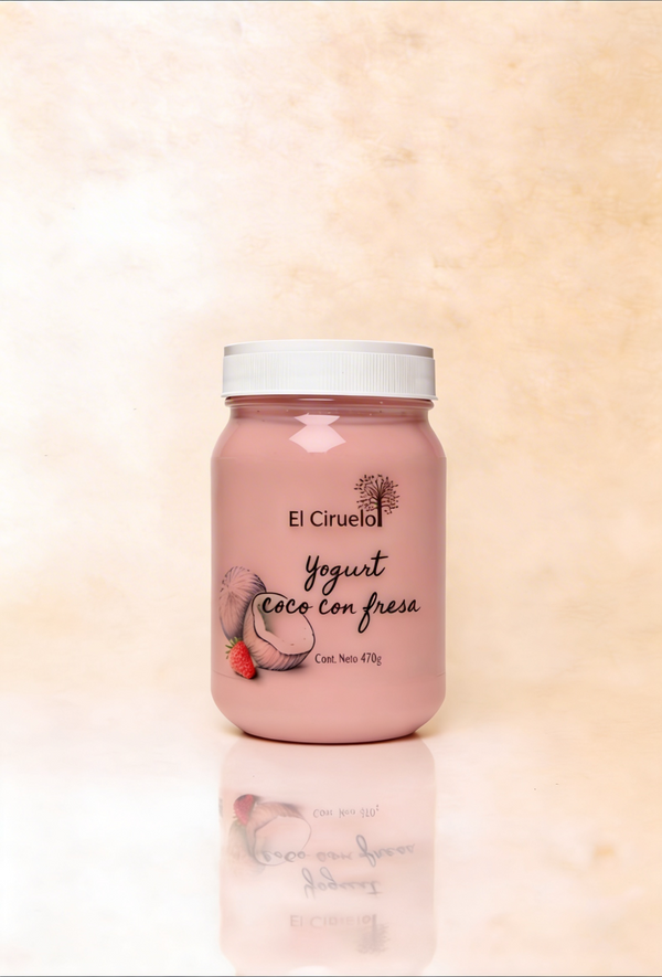 🍓 Yogurt de Coco con Fresa