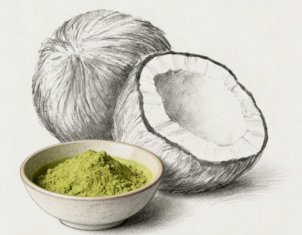 🍵 Yogurt de Coco con Matcha